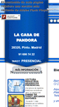 Mobile Screenshot of esoterismoenmadridlacasadepandora.com